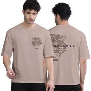 Front and Back Printed oversized T-shirt for men