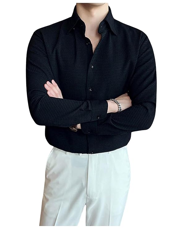 Textured Shirts for Men - Image 2