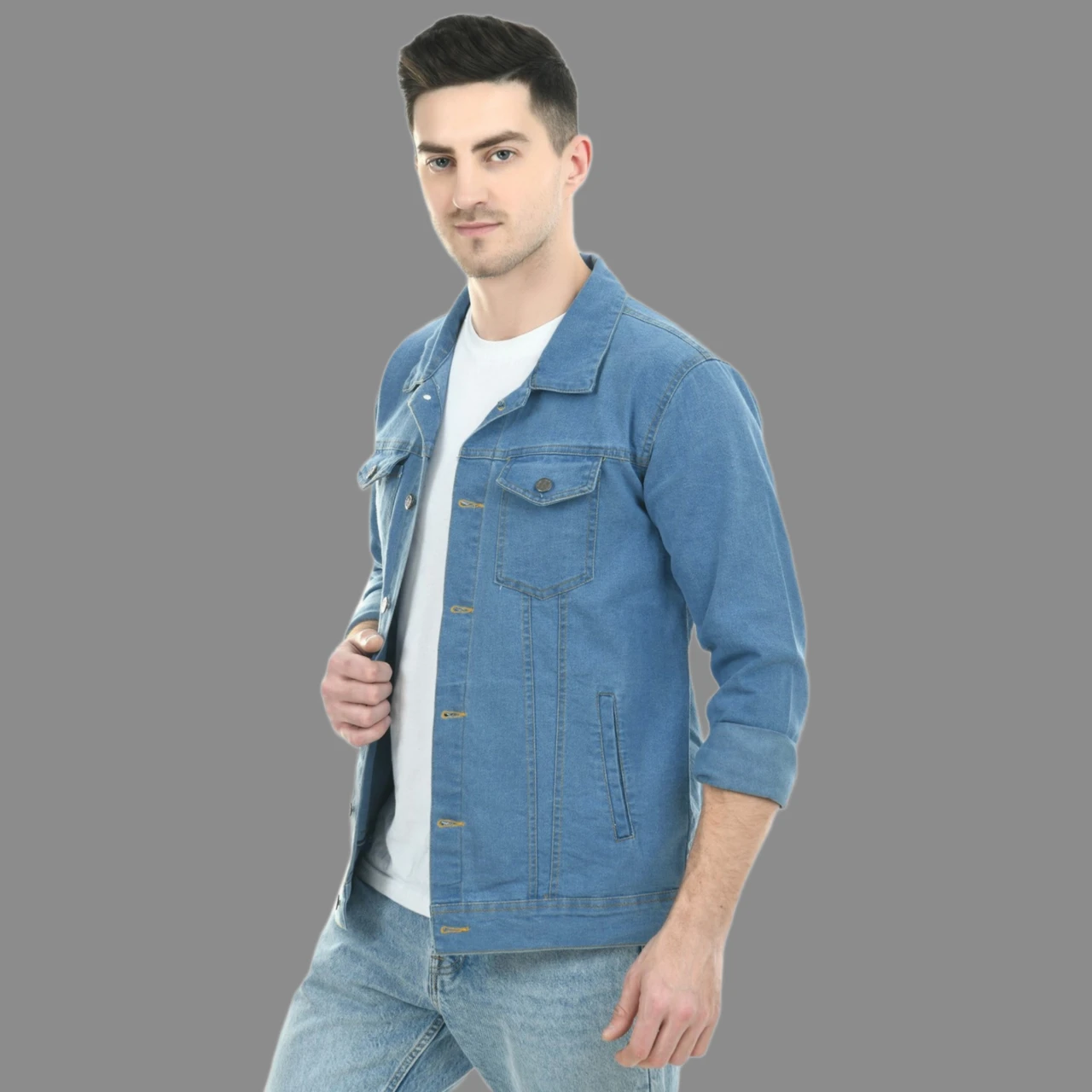 Best Fit Denim Jacket For Boys/Men - Image 4